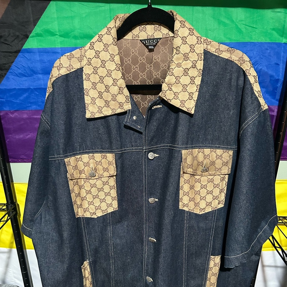 3XL Gucci denim shirt